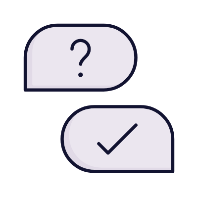 Chats Support, Animated Icon, Lineal