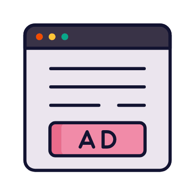 Web Advertising, Animated Icon, Lineal