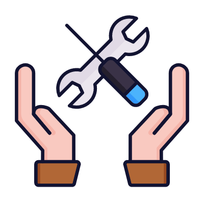 Hands Tools, Animated Icon, Lineal