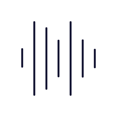 Sound Waves, Animated Icon, Lineal
