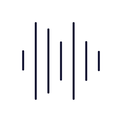 Waveform Path, Animated Icon, Lineal