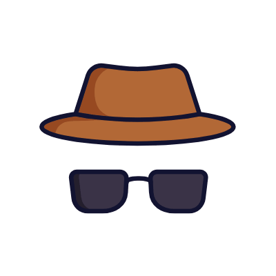 Hat And Glasses, Animated Icon, Lineal