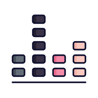 Equalizer, Animated Icon, Lineal