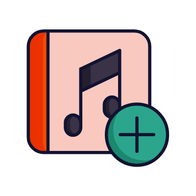 Album Music Plus, Animated Icon, Lineal