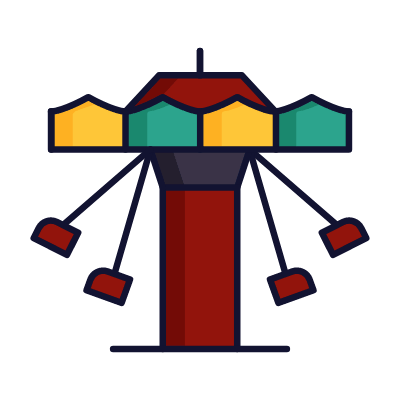 Carousel, Animated Icon, Lineal