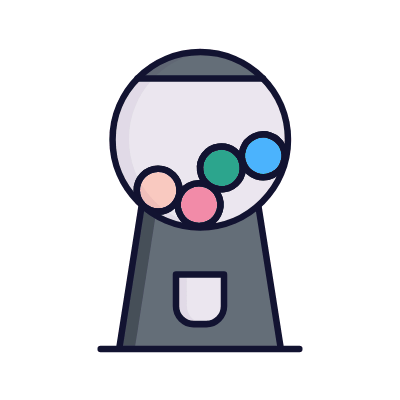 Candy Machine, Animated Icon, Lineal