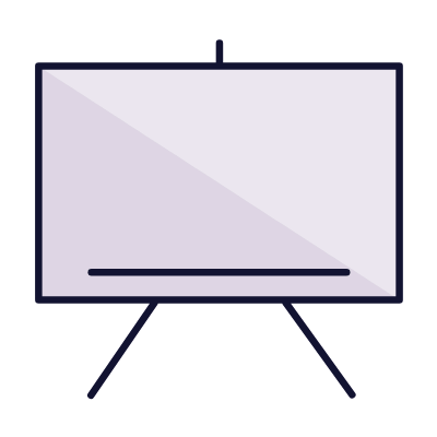 Blackboard, Animated Icon, Lineal