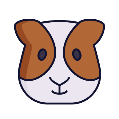 Guinea Pig, Animated Icon, Lineal