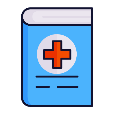 Medical Book, Animated Icon, Lineal