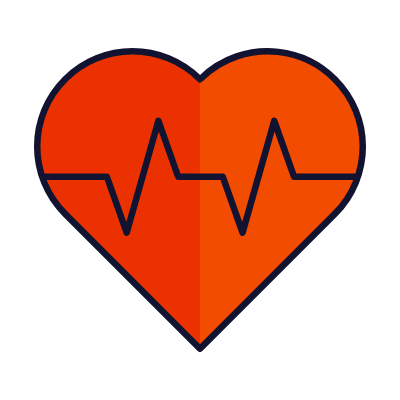 Heartbeat, Animated Icon, Lineal