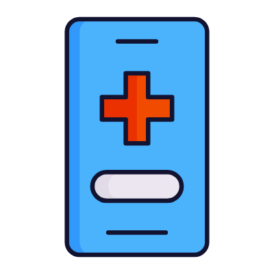 Medical App, Animated Icon, Lineal