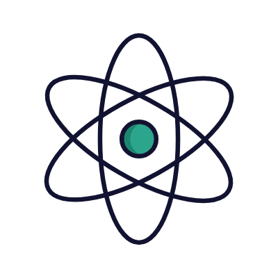 Atom, Animated Icon, Lineal