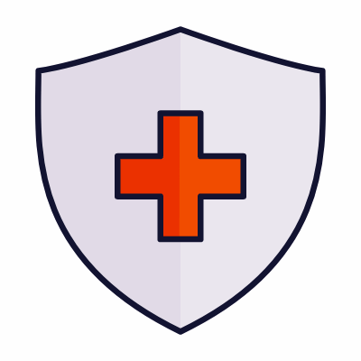 Shield Medical, Animated Icon, Lineal