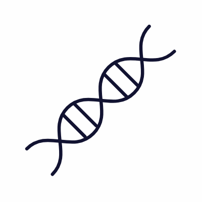 Dna Structure, Animated Icon, Lineal
