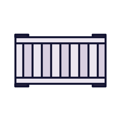 Shipping Container, Animated Icon, Lineal
