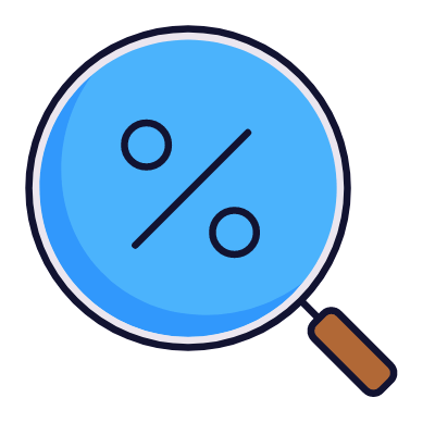 Discount Finder, Animated Icon, Lineal