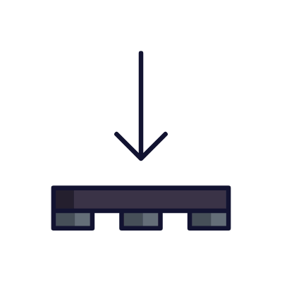 Loading A Cargo, Animated Icon, Lineal