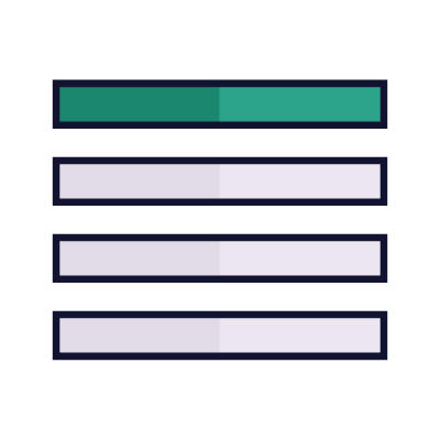 Grid Headline, Animated Icon, Lineal