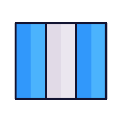 Grid Columns, Animated Icon, Lineal