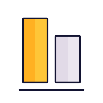 Align Bottom, Animated Icon, Lineal