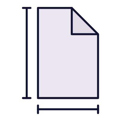 File Size, Animated Icon, Lineal