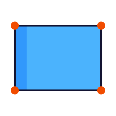 Rectangle, Animated Icon, Lineal