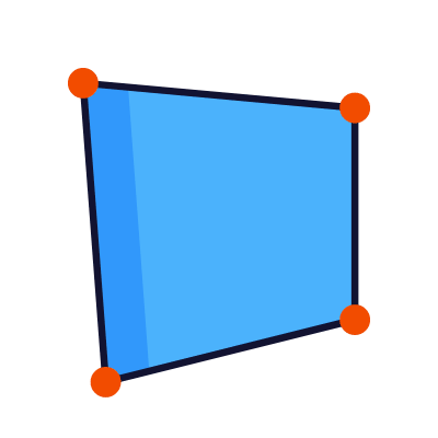 Irregular Shape, Animated Icon, Lineal