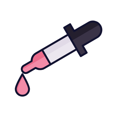 Eye Dropper, Animated Icon, Lineal