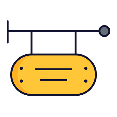 Old Shop, Animated Icon, Lineal
