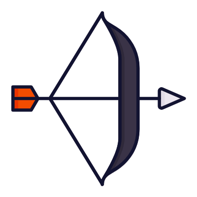 Archery, Animated Icon, Lineal
