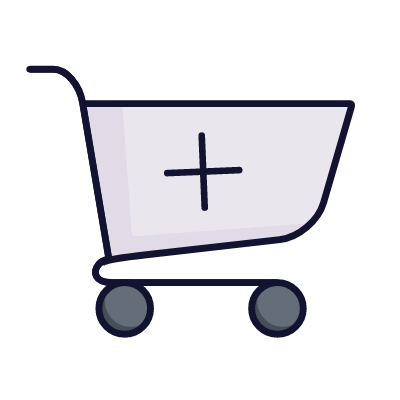 Cart Plus, Animated Icon, Lineal