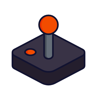 Joystick 3D, Animated Icon, Lineal