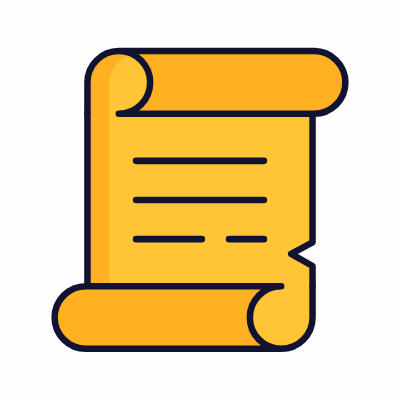 Parchment, Animated Icon, Lineal