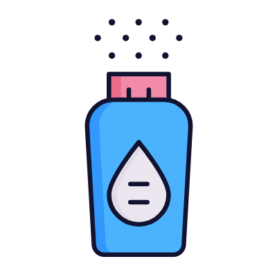 Powder, Animated Icon, Lineal