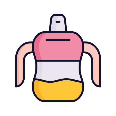Sippy Cup, Animated Icon, Lineal