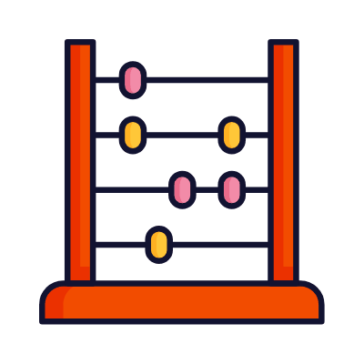 Abacus, Animated Icon, Lineal