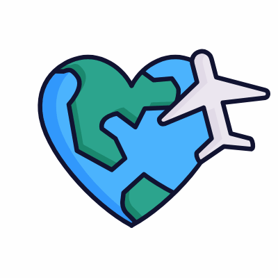 Destination Weddings, Animated Icon, Lineal
