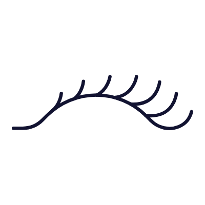 Eyelash, Animated Icon, Lineal