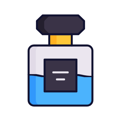 Perfume Bottle, Animated Icon, Lineal