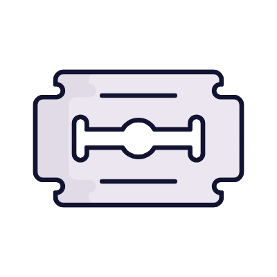 Razor Blade, Animated Icon, Lineal