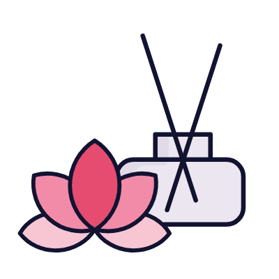 Aroma Spa, Animated Icon, Lineal