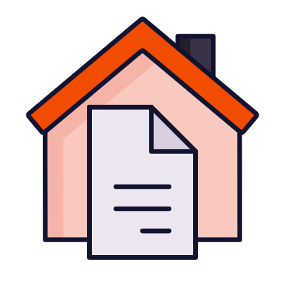 Home File, Animated Icon, Lineal