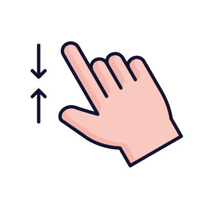 Zoom Out, Animated Icon, Lineal
