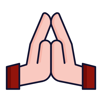 Pray, Animated Icon, Lineal