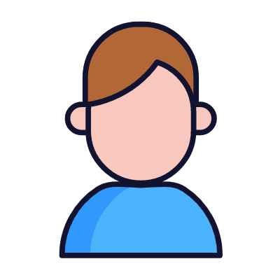 Avatar Man, Animated Icon, Lineal