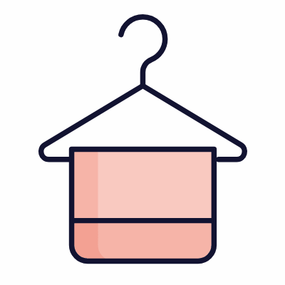 Hanger Cloth, Animated Icon, Lineal