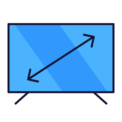 Tv Screen, Animated Icon, Lineal