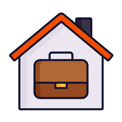 Home Briefcase, Animated Icon, Lineal