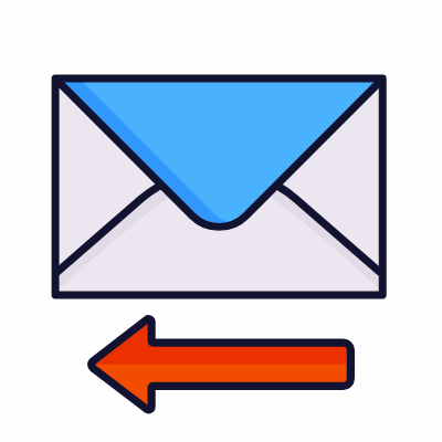 Envelope Left, Animated Icon, Lineal