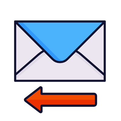 Mail Left, Animated Icon, Lineal